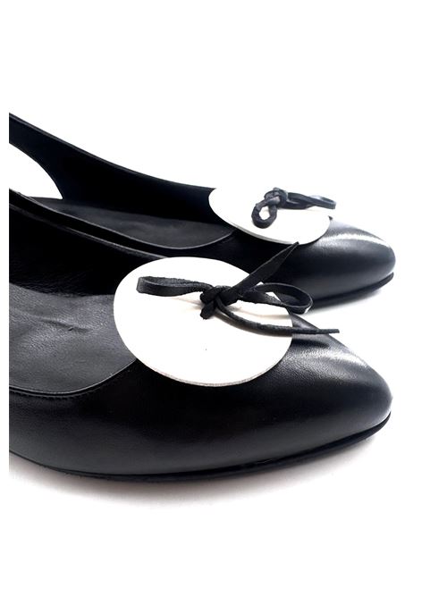 Slingback donna con accessorio in pelle IL LACCIO | ATENE15NAPPANERO/ICE